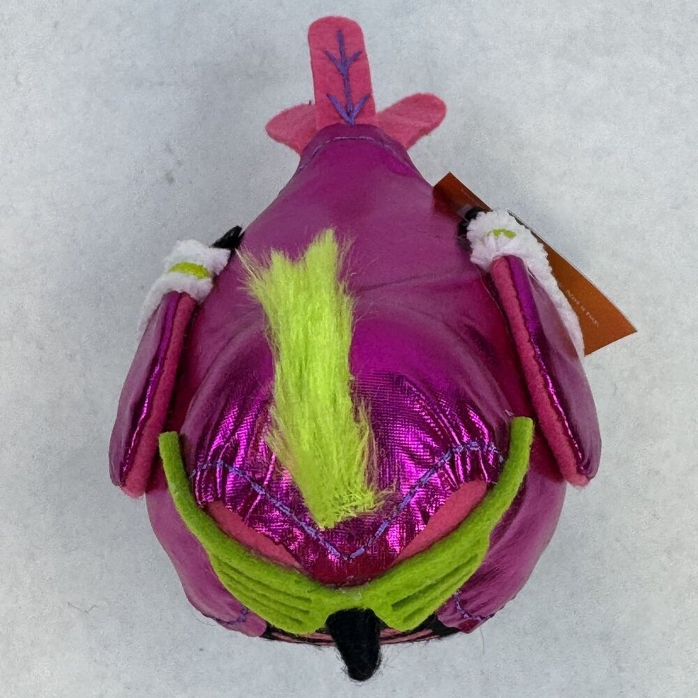 Hyde & Eek! Glitter Featherly Friends Halloween Bird Neon Pink 80's Skeleton NEW - Picture 5 of 12